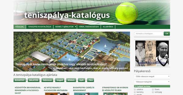 tenisz palya web